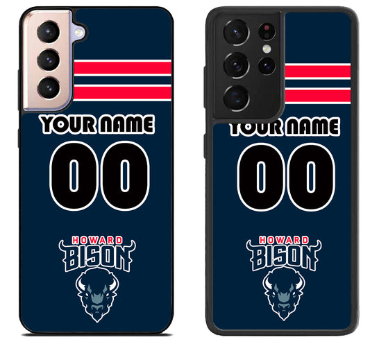 Custom Personalized Howard Bison Samsung Galaxy S21 | S21 FE | S21+ | S21 Ultra Case