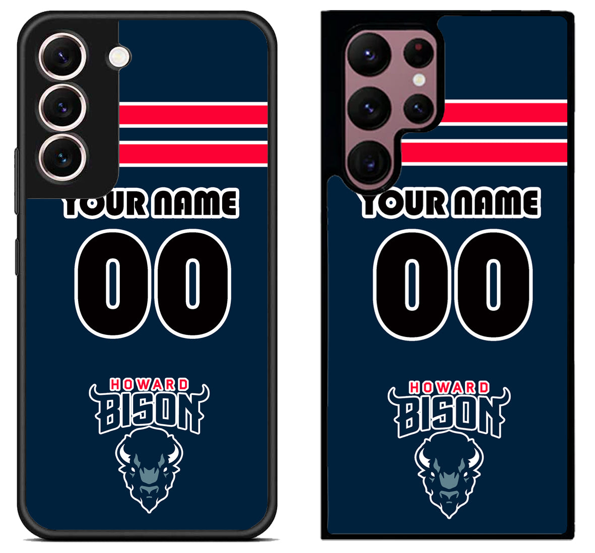 Custom Personalized Howard Bison Samsung Galaxy S22 | S22+ | S22 Ultra Case