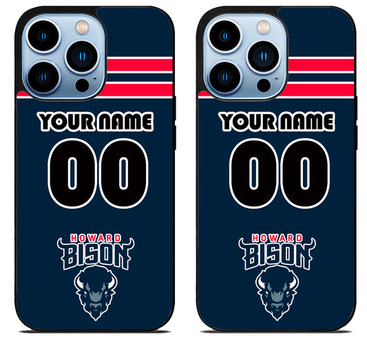 Custom Personalized Howard Bison iPhone 15 Pro | iPhone 15 Pro Max Case