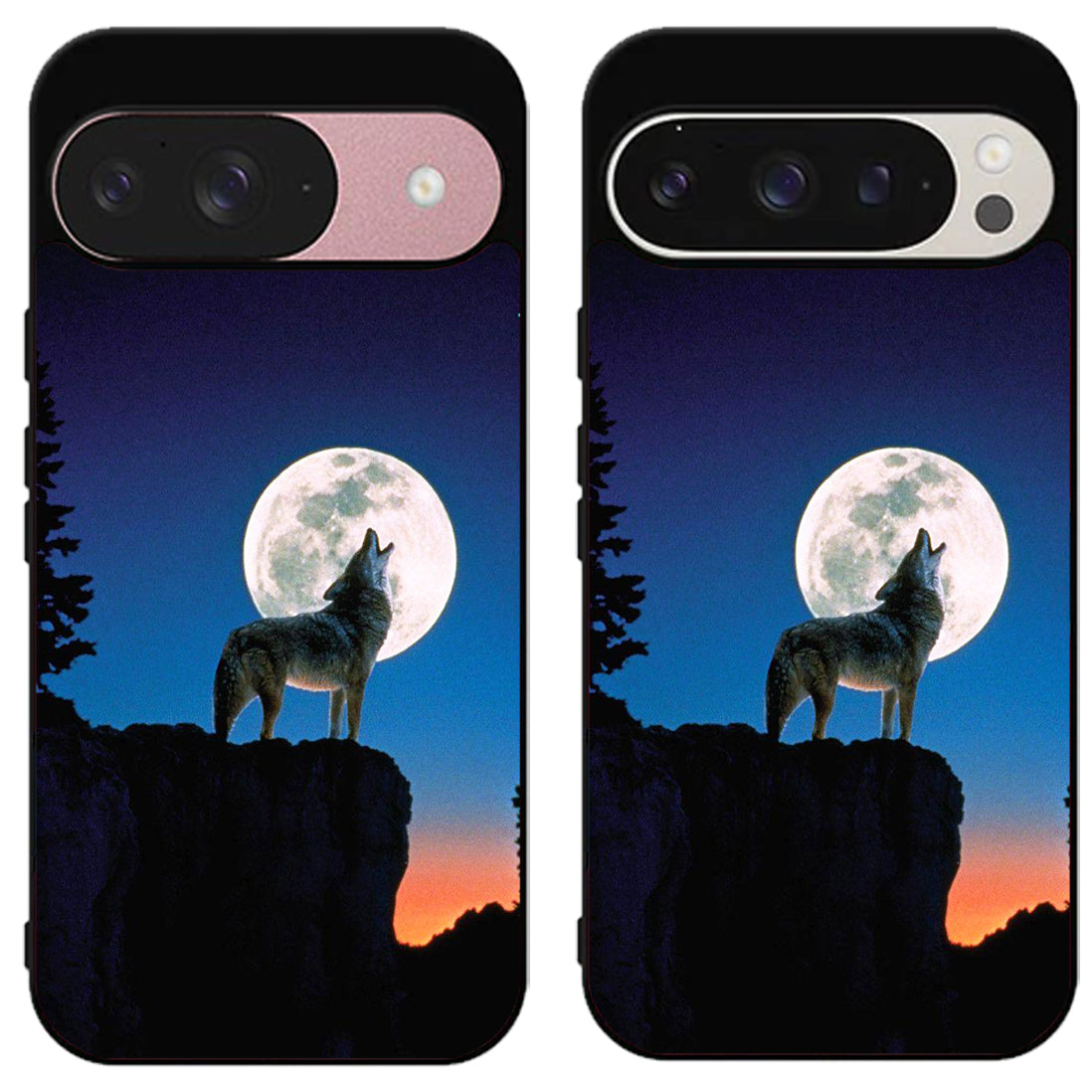 Howling Wolf Moon Sky Google Pixel 9 | 9 Pro | 9 Pro XL Case