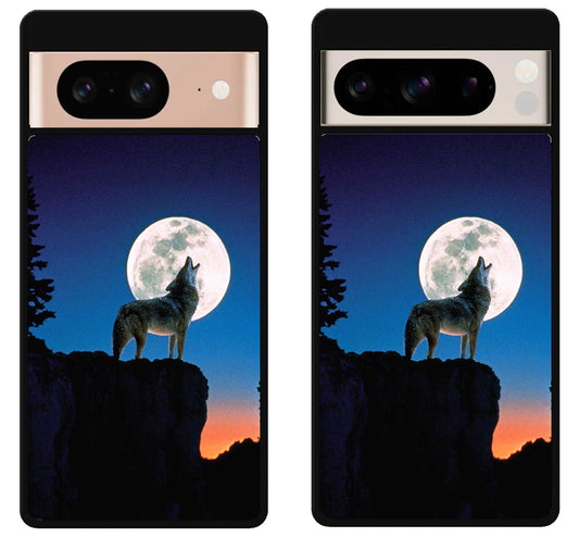 Howling Wolf Moon Sky Google Pixel 8 | 8 Pro Case