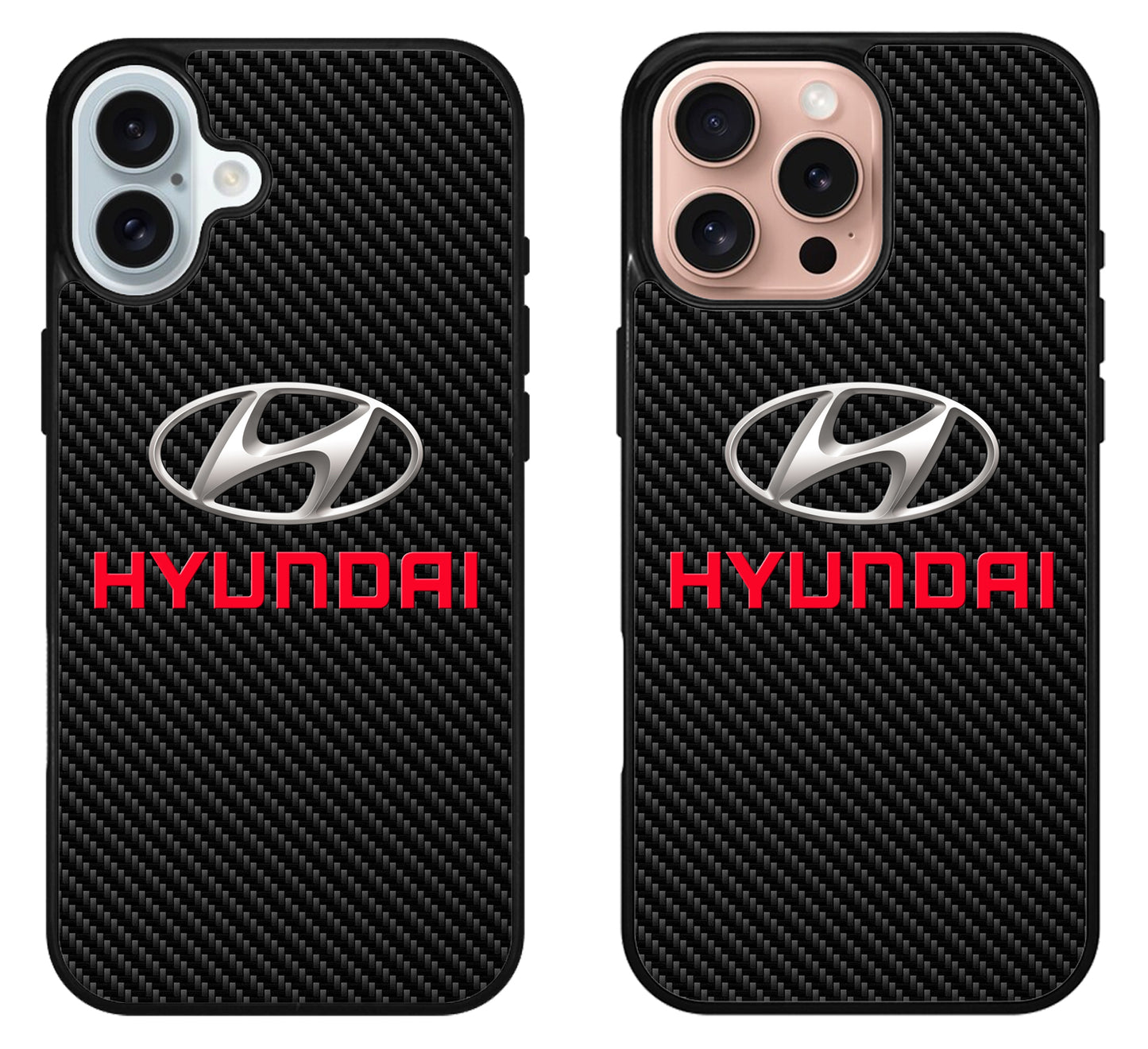 Hyundai Red Carbon iPhone 16 | 16 Plus | 16 Pro | 16 Pro Max Case