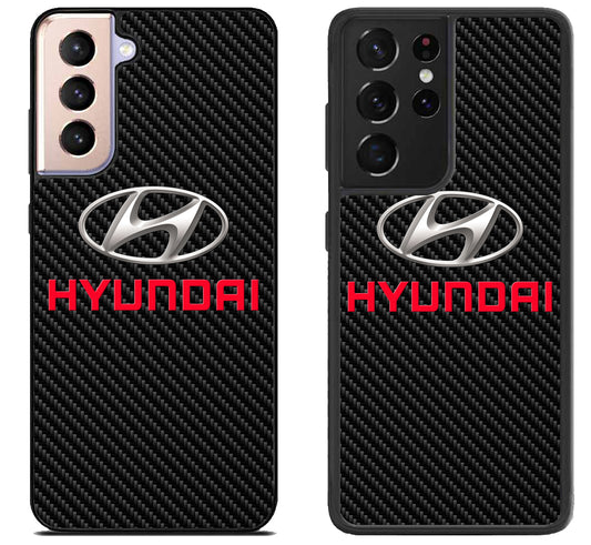 Hyundai Red Carbon Samsung Galaxy S21 | S21 FE | S21+ | S21 Ultra Case