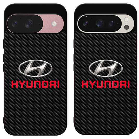 Hyundai Red Carbon Google Pixel 9 | 9 Pro | 9 Pro XL Case