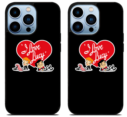 I Love Lucy Black iPhone 15 Pro | iPhone 15 Pro Max Case