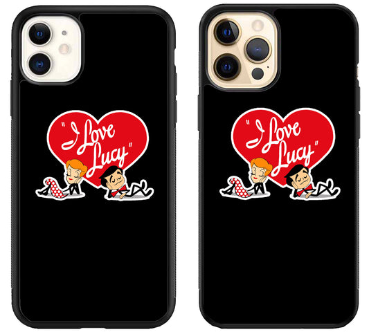 I Love Lucy Black iPhone 12 | 12 Mini | 12 Pro | 12 Pro Max Case