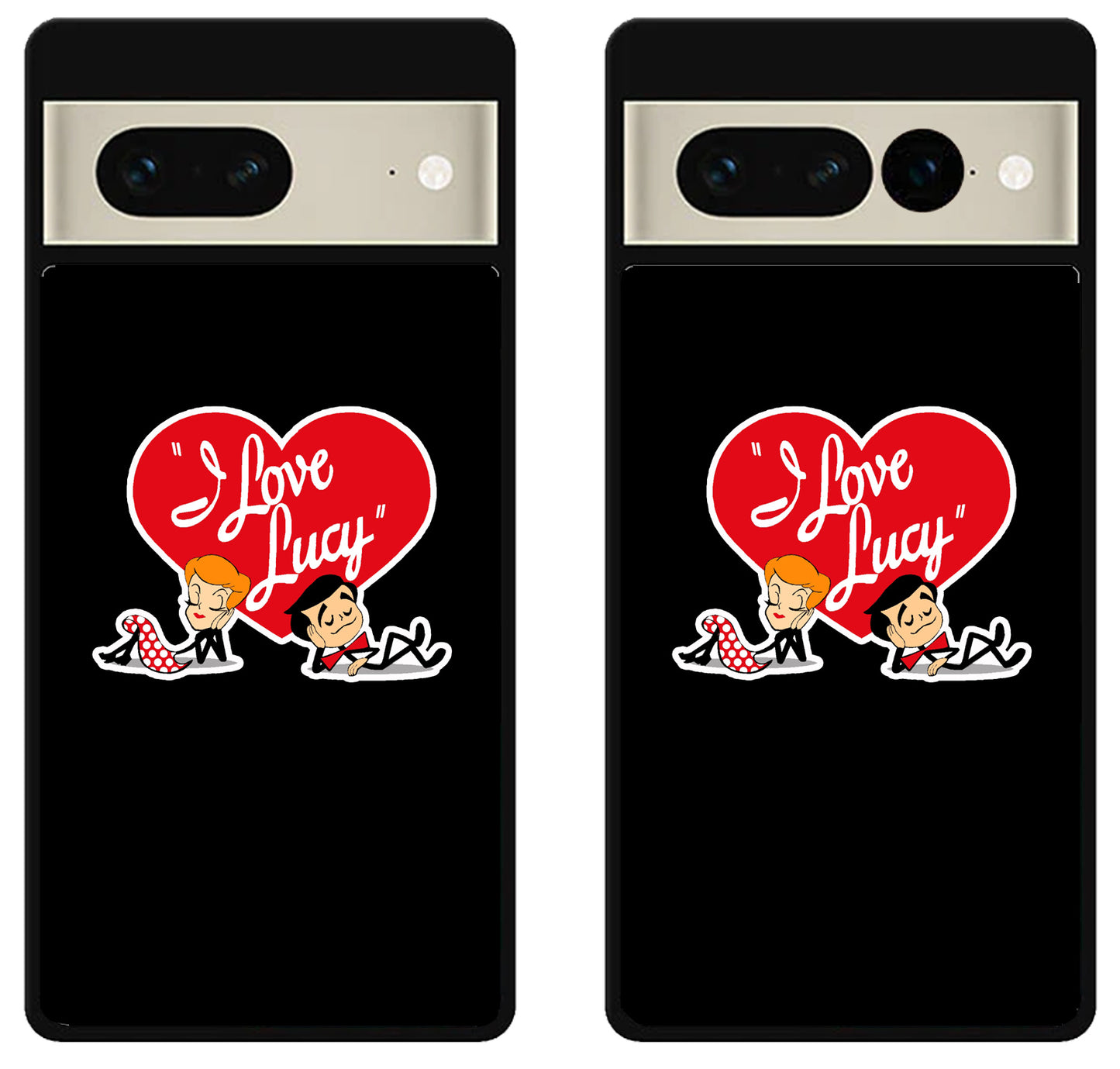 I Love Lucy Black Google Pixel 7 | 7 Pro Case