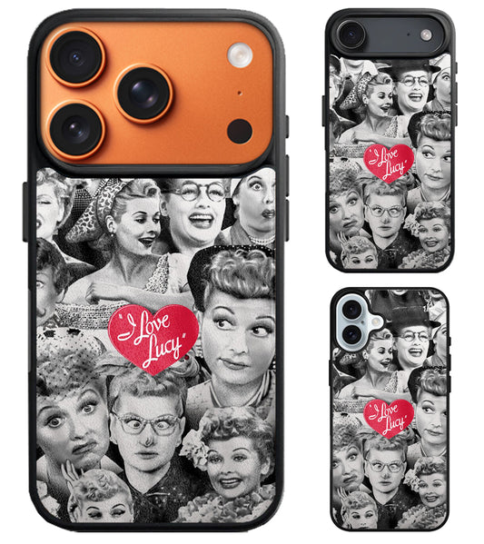 I Love Lucy Collage iPhone Air | iPhone 17 | 17 Pro | 17 Pro Max Case