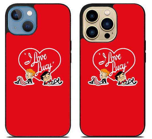 I Love Lucy Red iPhone 14 | 14 Plus | 14 Pro | 14 Pro Max Case