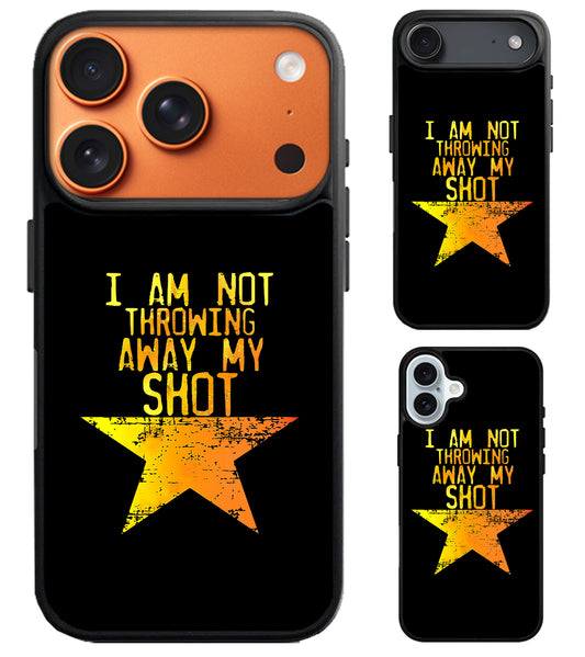 I am Not Throwing Away My Shot iPhone Air | iPhone 17 | 17 Pro | 17 Pro Max Case