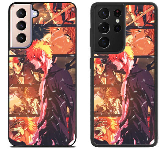 Ichigo Kurosaki Bleach Collage Samsung Galaxy S21 | S21 FE | S21+ | S21 Ultra Case