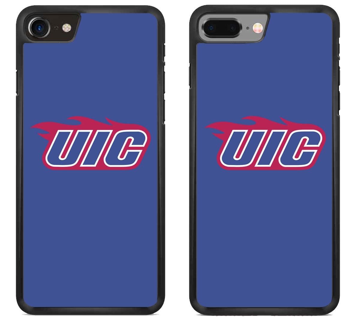 Illinois Chicago Flames Blue iPhone 8 | 8 Plus Case
