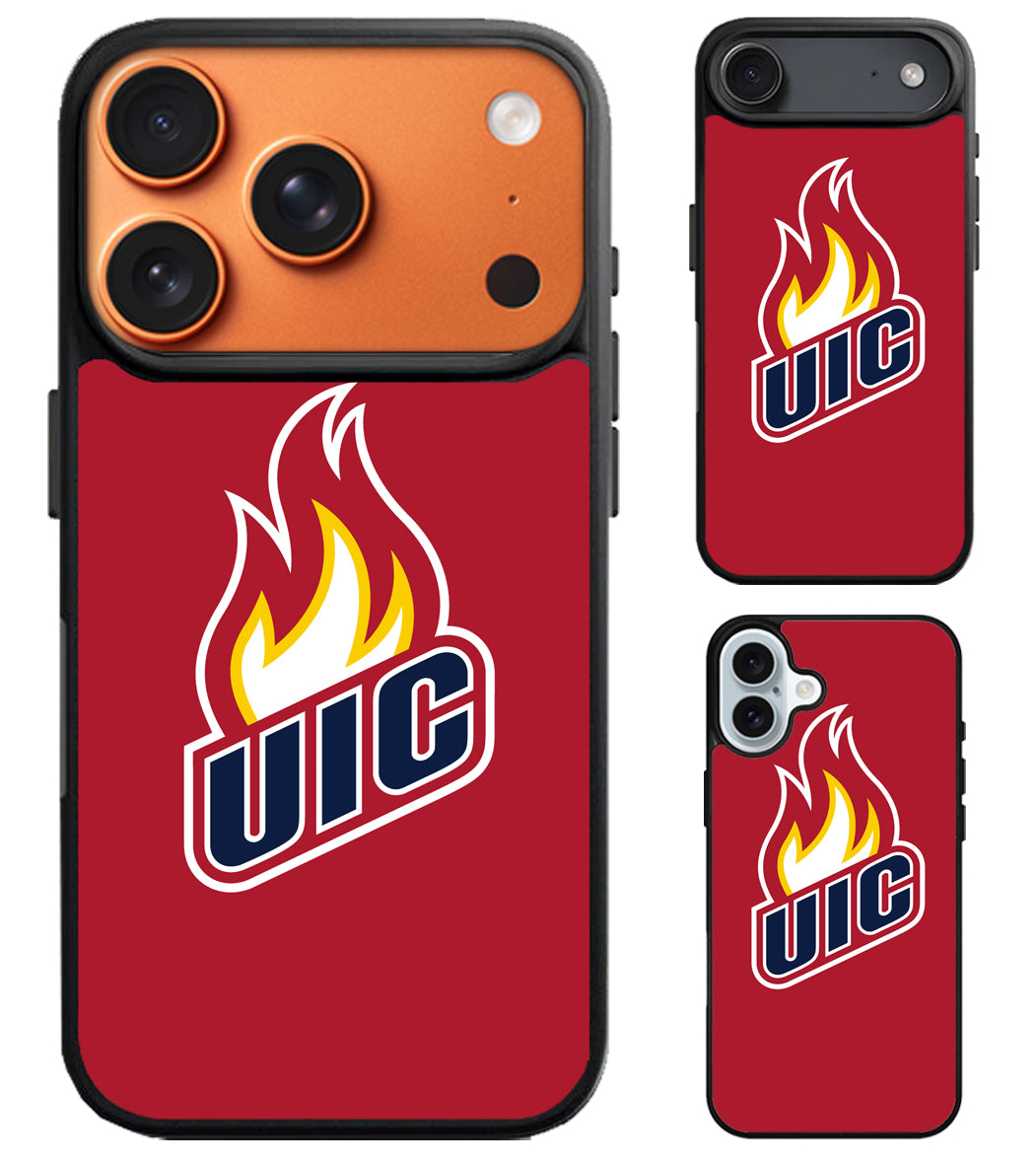 Illinois Chicago Flames Cover iPhone Air | iPhone 17 | 17 Pro | 17 Pro Max Case
