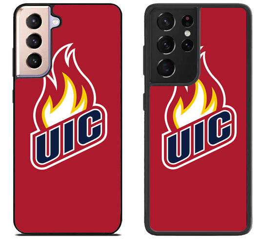 Illinois Chicago Flames Cover Samsung Galaxy S21 | S21 FE | S21+ | S21 Ultra Case