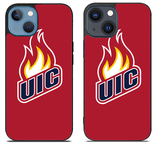 Illinois Chicago Flames Cover iPhone 15 | iPhone 15 Plus Case