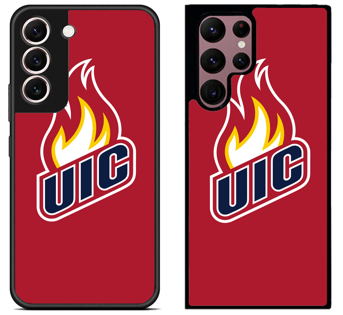 Illinois Chicago Flames Cover Samsung Galaxy S22 | S22+ | S22 Ultra Case