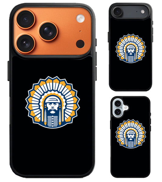 Illinois Fighting Chief Illini Black iPhone Air | iPhone 17 | 17 Pro | 17 Pro Max Case