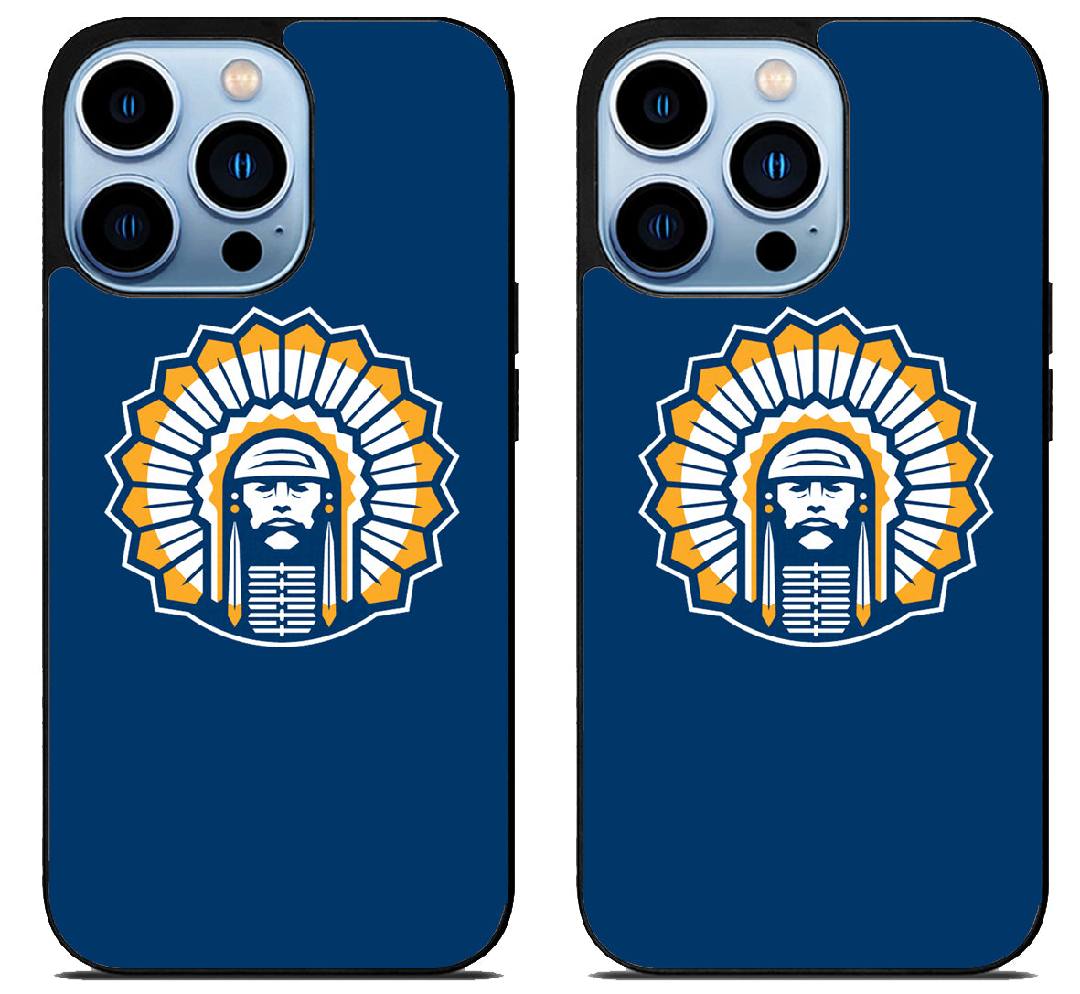 Illinois Fighting Chief Illini Blue iPhone 15 Pro | iPhone 15 Pro Max Case