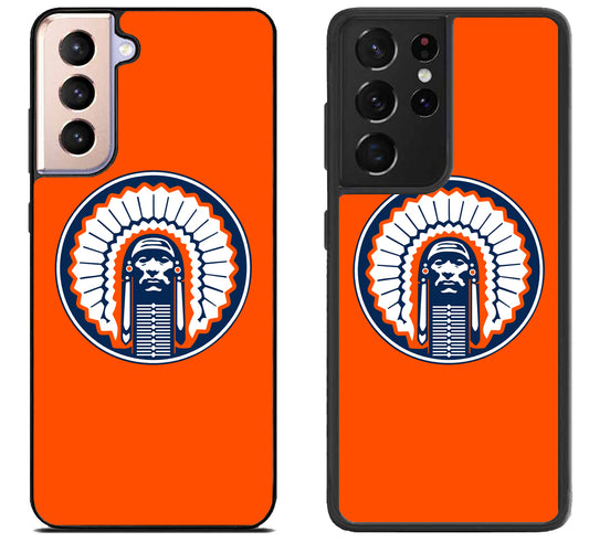 Illinois Fighting Chief Illini Logo Samsung Galaxy S21 | S21 FE | S21+ | S21 Ultra Case