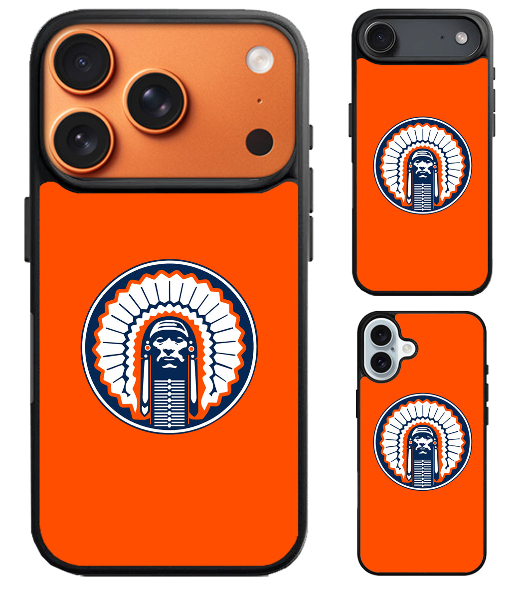 Illinois Fighting Chief Illini Logo iPhone Air | iPhone 17 | 17 Pro | 17 Pro Max Case