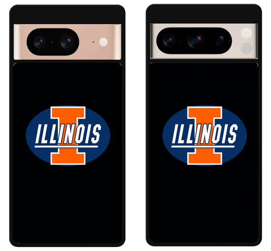 Illinois Fighting Illini Cover Google Pixel 8 | 8 Pro Case