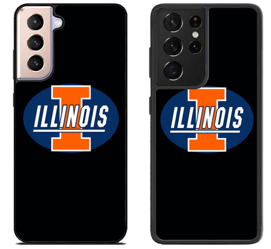 Illinois Fighting Illini Cover Samsung Galaxy S21 | S21 FE | S21+ | S21 Ultra Case