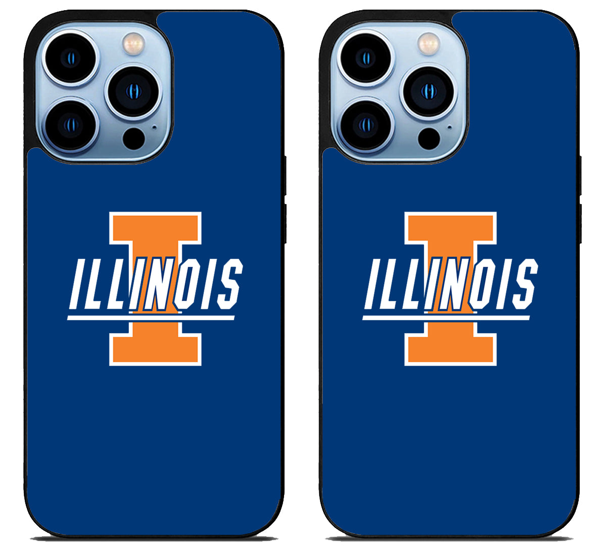 Illinois Fighting Illini Logo Blue iPhone 15 Pro | iPhone 15 Pro Max Case