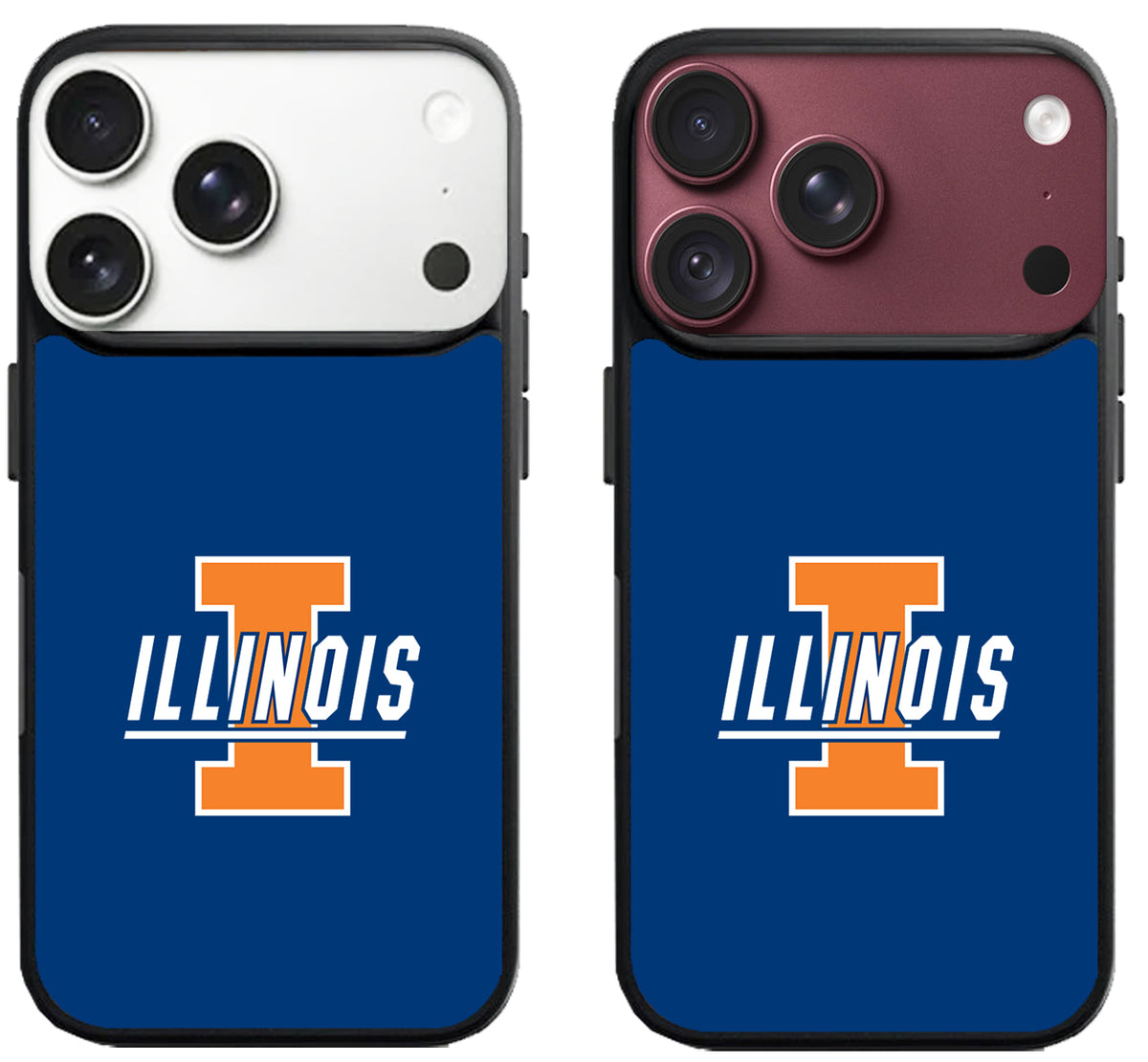 Illinois Fighting Illini Logo Blue iPhone 18 Pro | 18 Pro Max Case