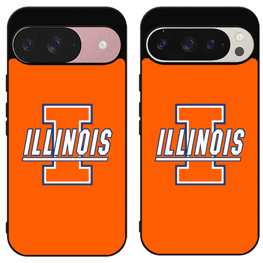 Illinois Fighting Illini Orange Google Pixel 9 | 9 Pro | 9 Pro XL Case