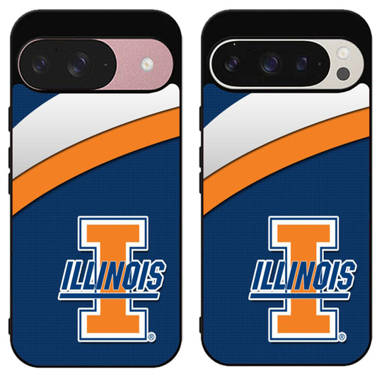 Illinois Fighting Illini Google Pixel 9 | 9 Pro | 9 Pro XL Case