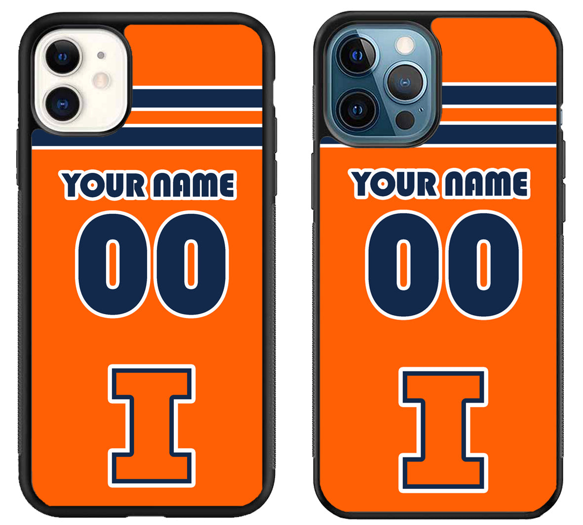 Custom Personalized Illinois Fighting Illini iPhone 11 | 11 Pro | 11 Pro Max Case