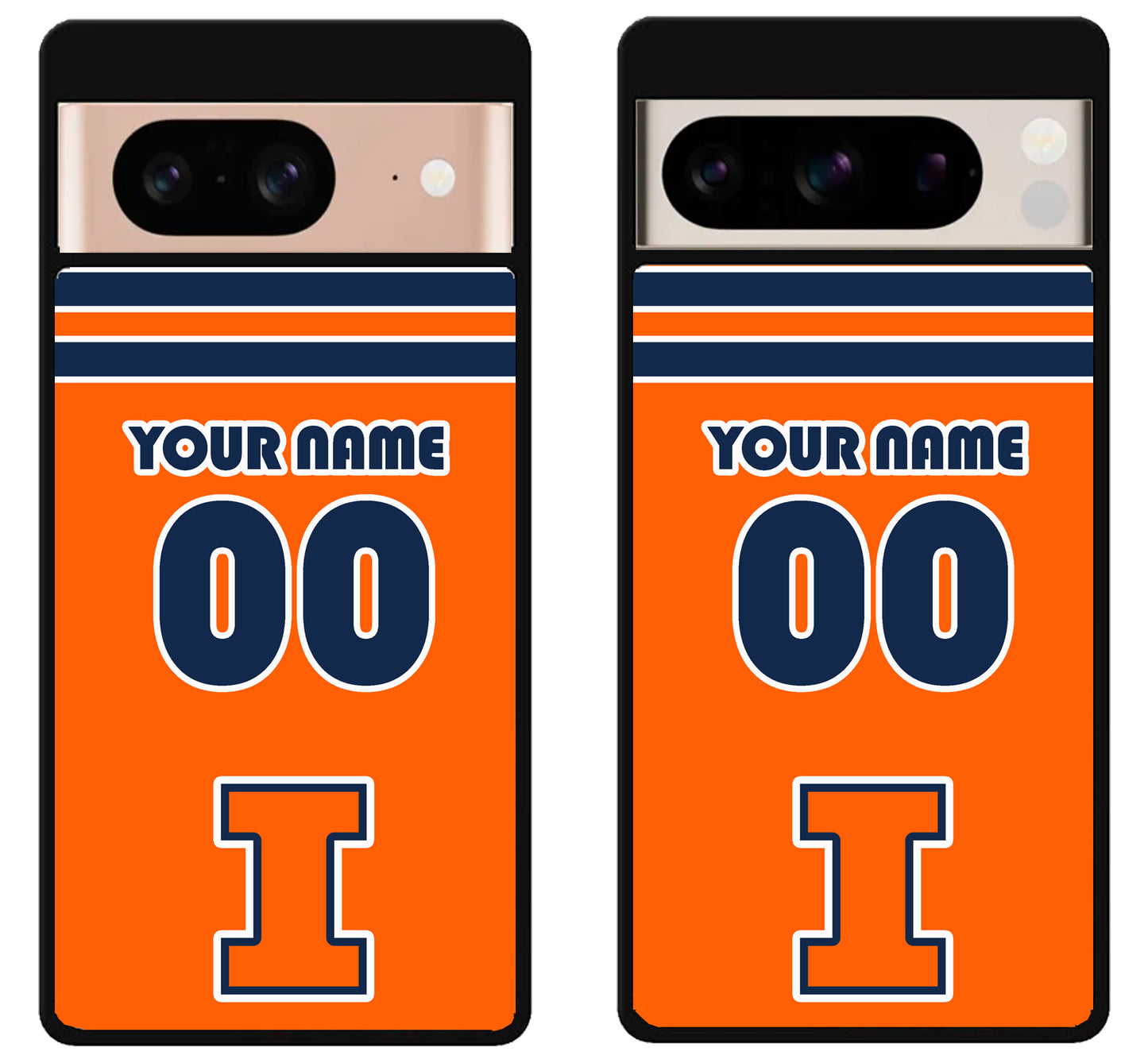 Custom Personalized Illinois Fighting Illini Google Pixel 8 | 8 Pro Case
