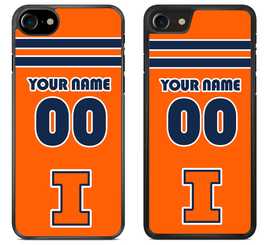 Custom Personalized Illinois Fighting Illini iPhone SE 2020 | iPhone SE 2022 Case
