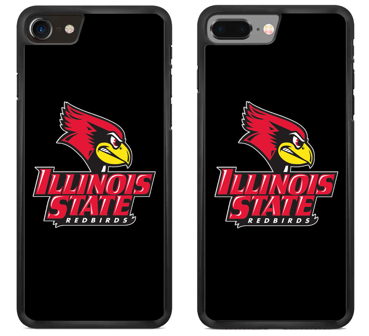 Illinois State Redbirds Black iPhone 8 | 8 Plus Case