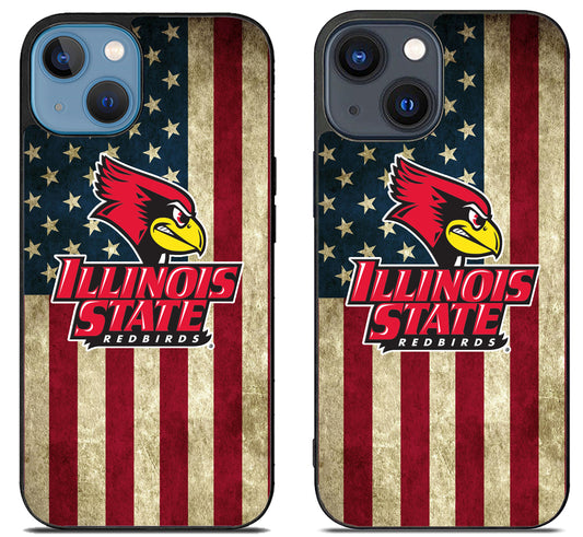 Illinois State Redbirds Flag iPhone 15 | iPhone 15 Plus Case