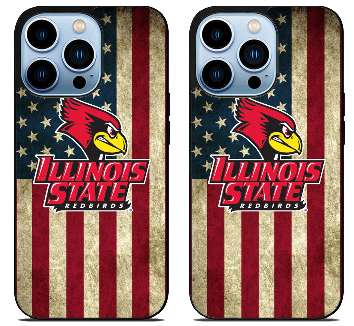 Illinois State Redbirds Flag iPhone 15 Pro | iPhone 15 Pro Max Case