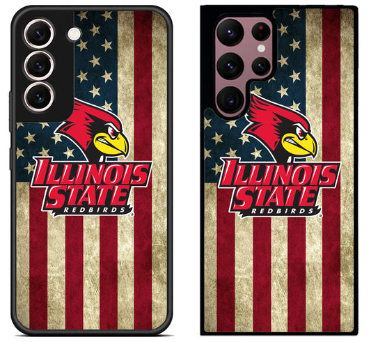 Illinois State Redbirds Flag Samsung Galaxy S22 | S22+ | S22 Ultra Case