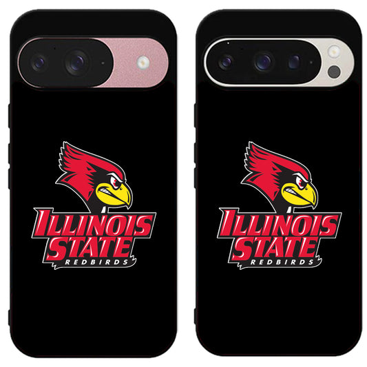 Illinois State Redbirds Logo Black Google Pixel 9 | 9 Pro | 9 Pro XL Case