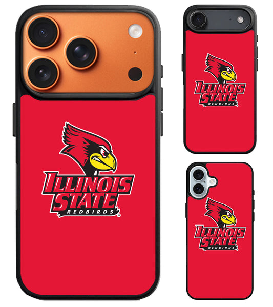 Illinois State Redbirds Logo iPhone Air | iPhone 17 | 17 Pro | 17 Pro Max Case