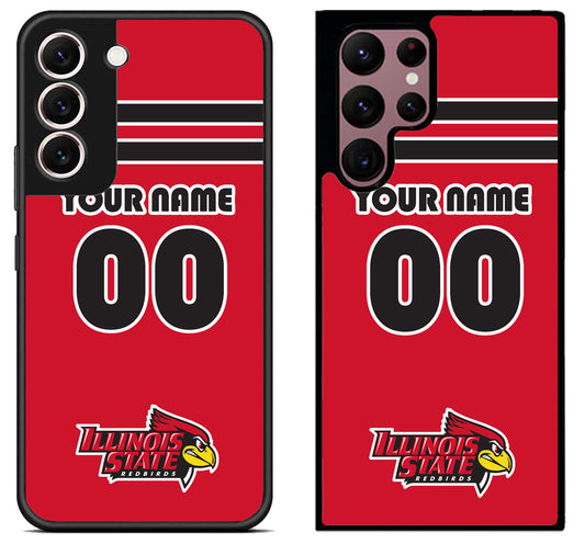 Custom Personalized Illinois State Redbirds Samsung Galaxy S22 | S22+ | S22 Ultra Case