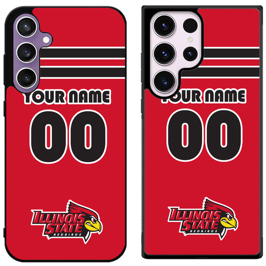 Custom Personalized Illinois State Redbirds Samsung Galaxy S24 | S24+ | S24 Ultra Case