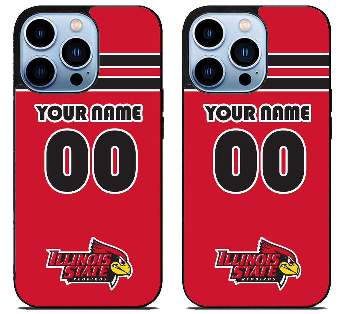 Custom Personalized Illinois State Redbirds iPhone 15 Pro | iPhone 15 Pro Max Case