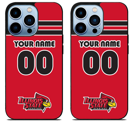 Custom Personalized Illinois State Redbirds iPhone 15 Pro | iPhone 15 Pro Max Case