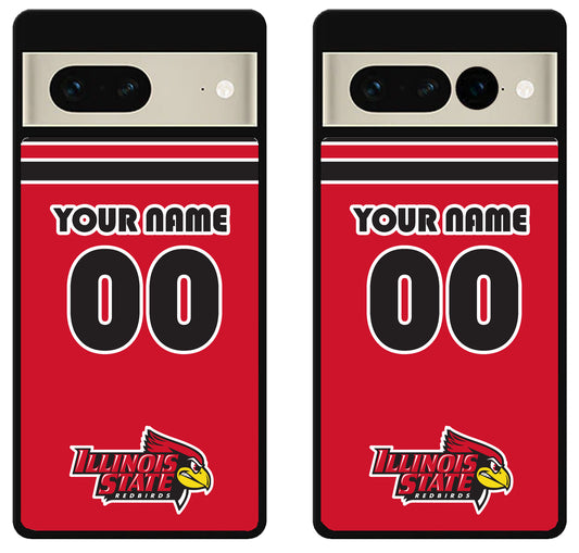 Custom Personalized Illinois State Redbirds Google Pixel 7 | 7 Pro Case