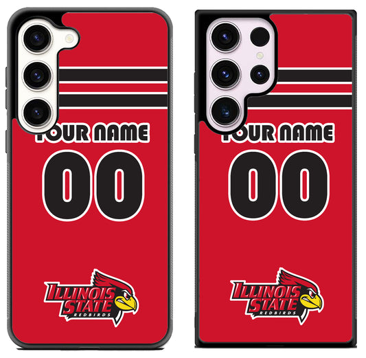Custom Personalized Illinois State Redbirds Samsung Galaxy S23 | S23+ | S23 Ultra Case