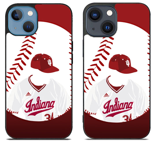 Indiana Hoosier Baseball iPhone 15 | iPhone 15 Plus Case