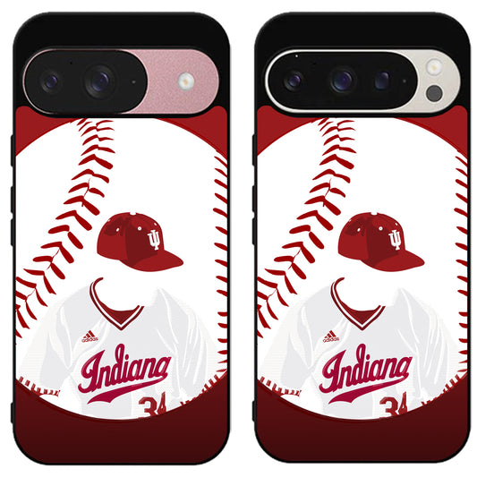 Indiana Hoosier Baseball Google Pixel 9 | 9 Pro | 9 Pro XL Case