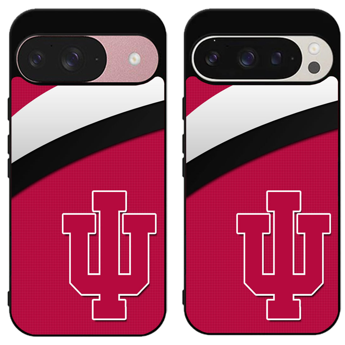 Indiana Hoosier Logo Stripe Google Pixel 9 | 9 Pro | 9 Pro XL Case