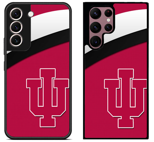 Indiana Hoosier Logo Stripe Samsung Galaxy S22 | S22+ | S22 Ultra Case