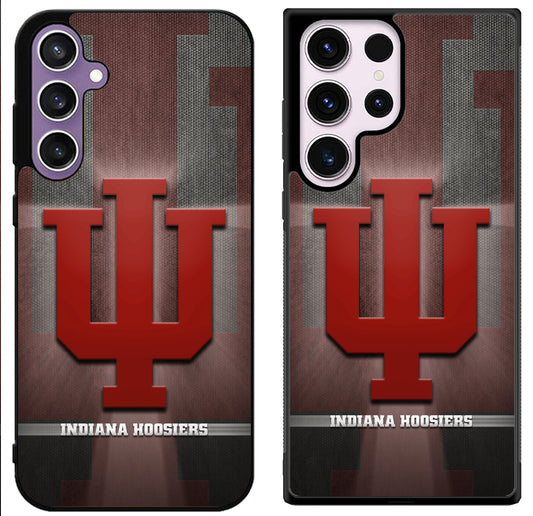Indiana Hoosiers Background Samsung Galaxy S24 | S24+ | S24 Ultra Case